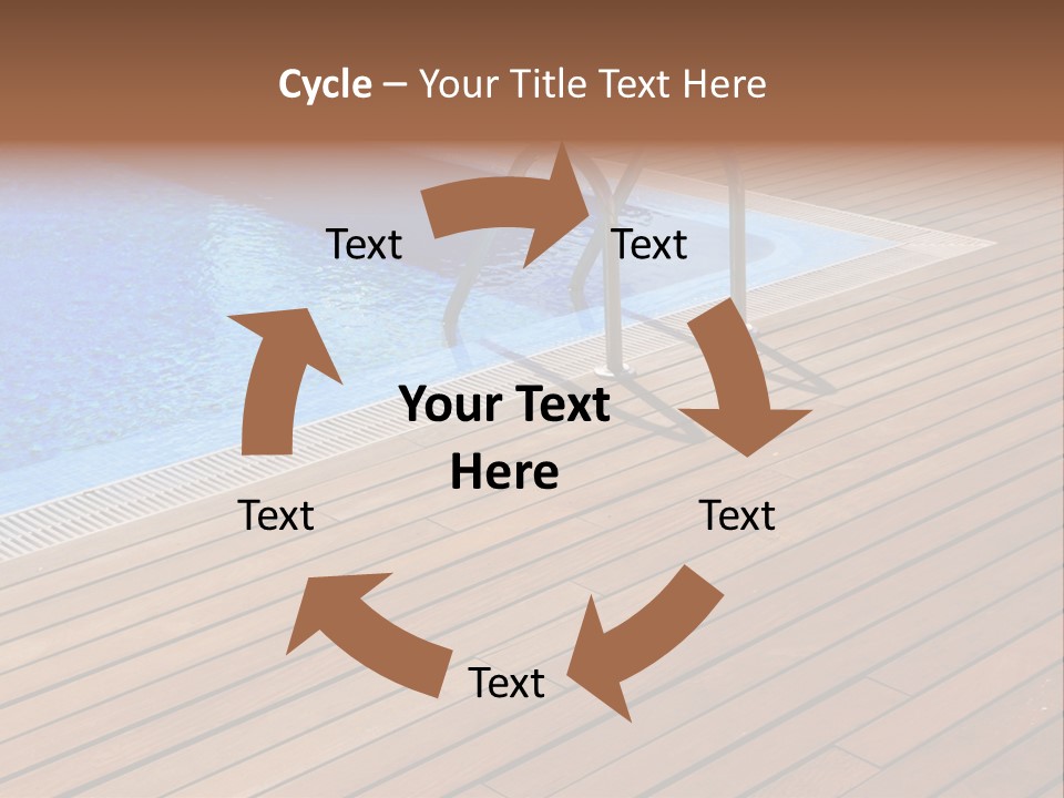 Deck Cement Tranquil PowerPoint Template