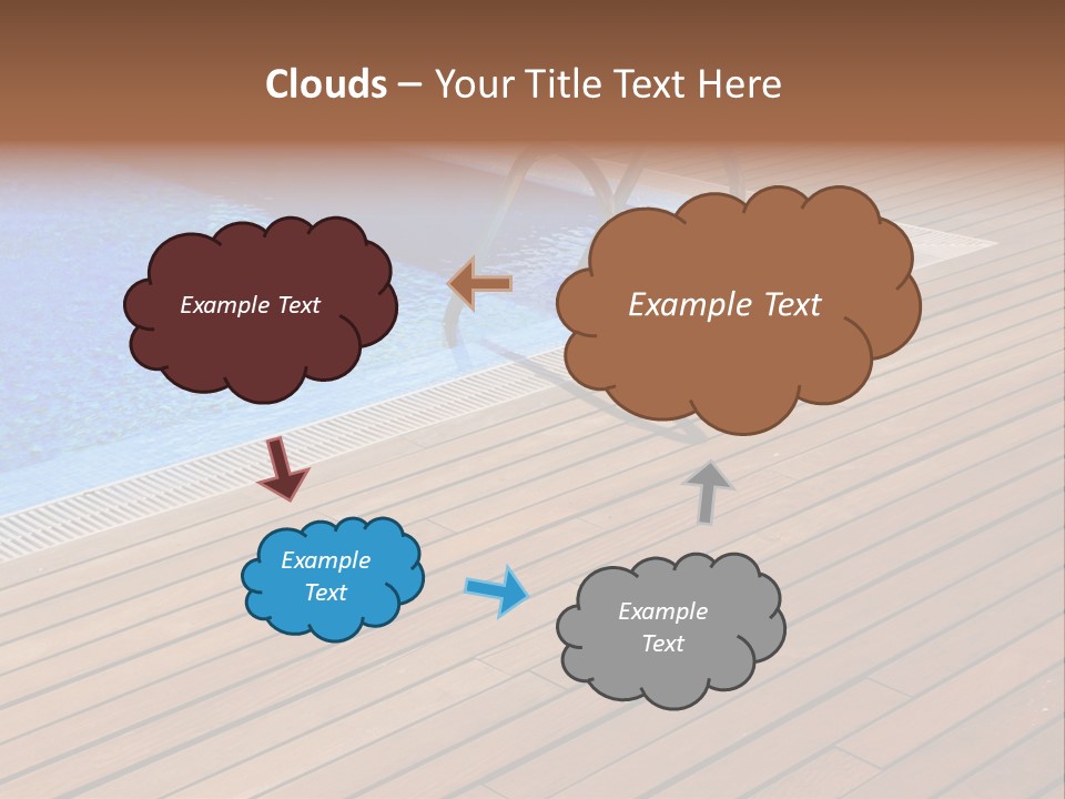 Deck Cement Tranquil PowerPoint Template