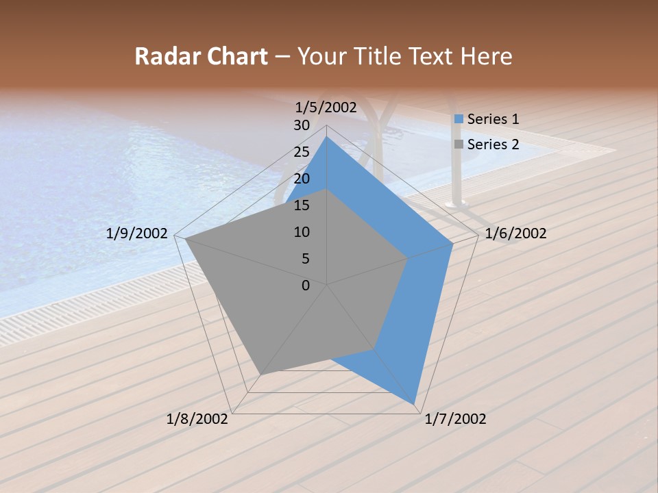Deck Cement Tranquil PowerPoint Template