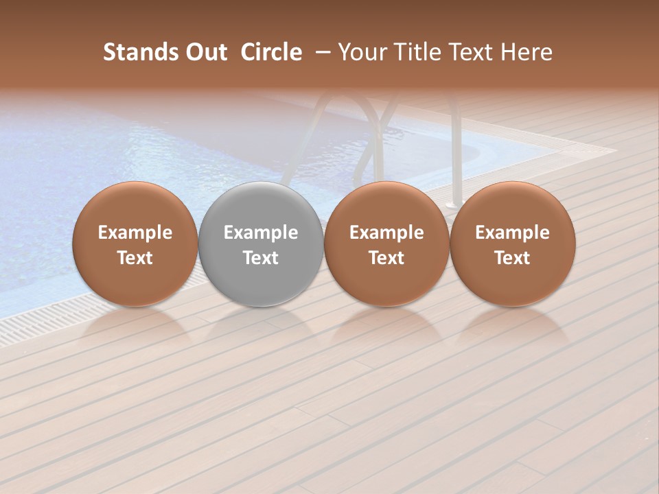 Deck Cement Tranquil PowerPoint Template