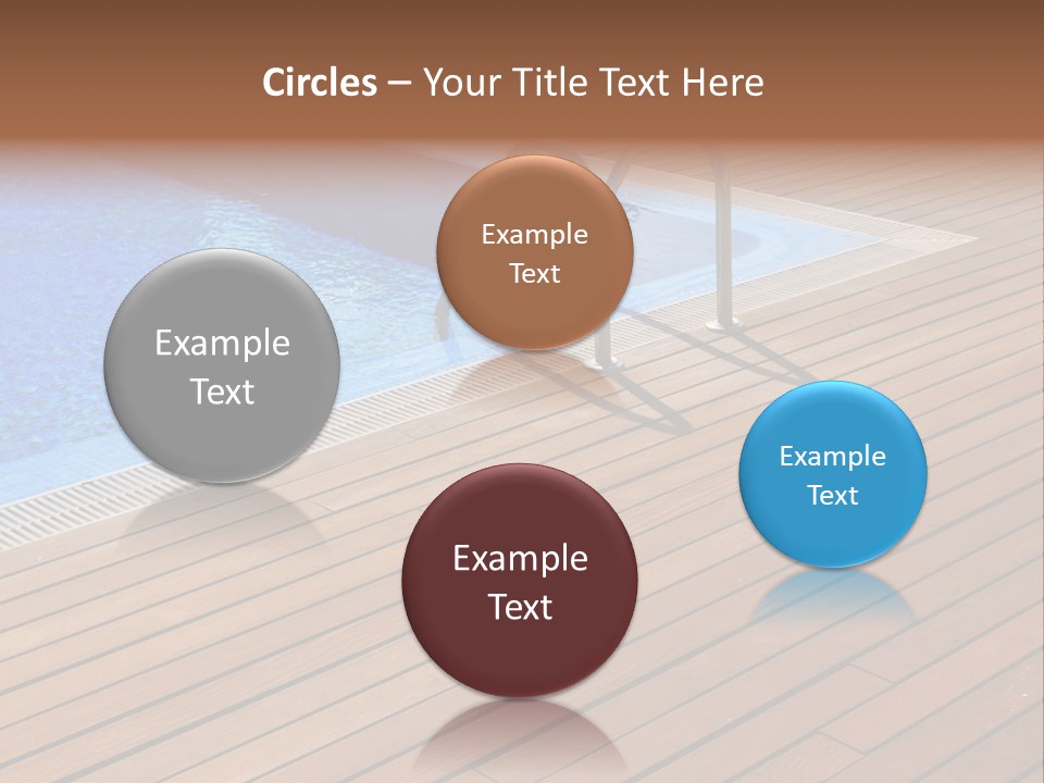 Deck Cement Tranquil PowerPoint Template