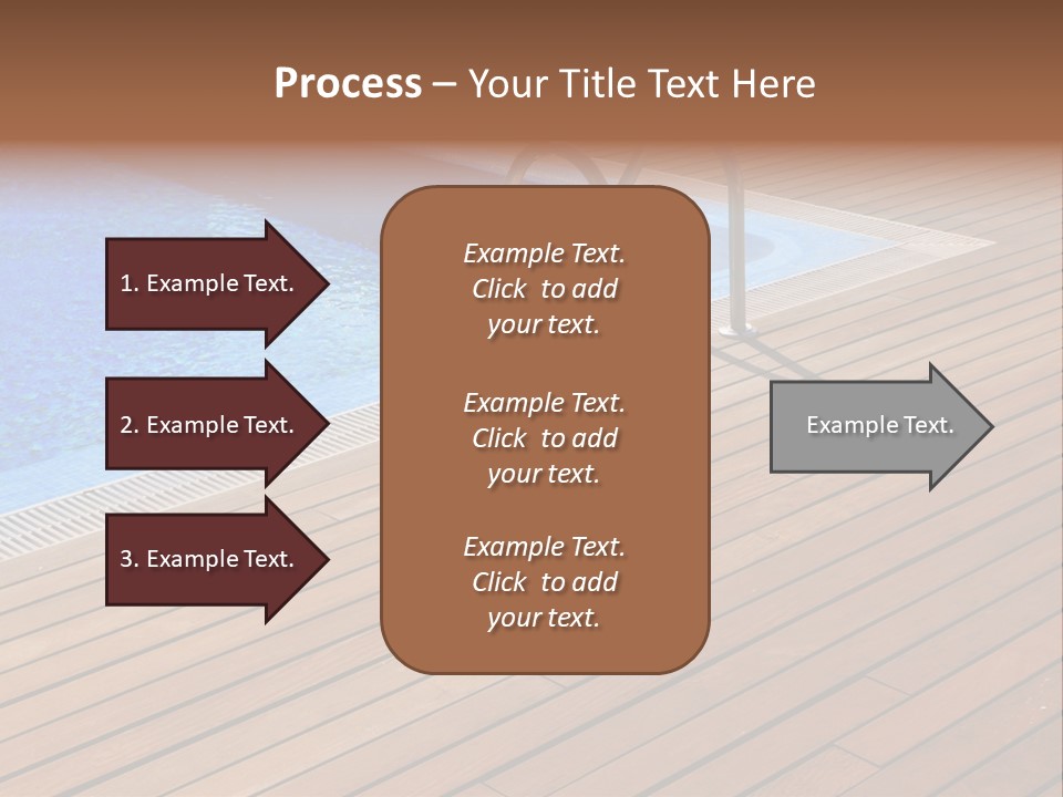 Deck Cement Tranquil PowerPoint Template