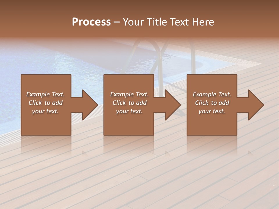 Deck Cement Tranquil PowerPoint Template