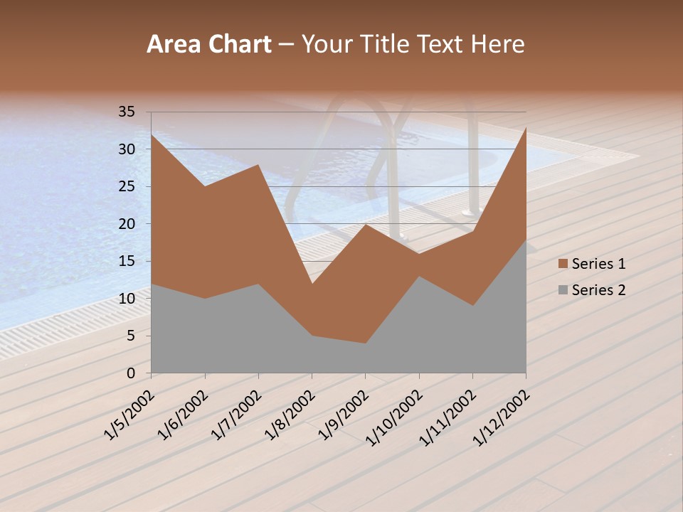 Deck Cement Tranquil PowerPoint Template