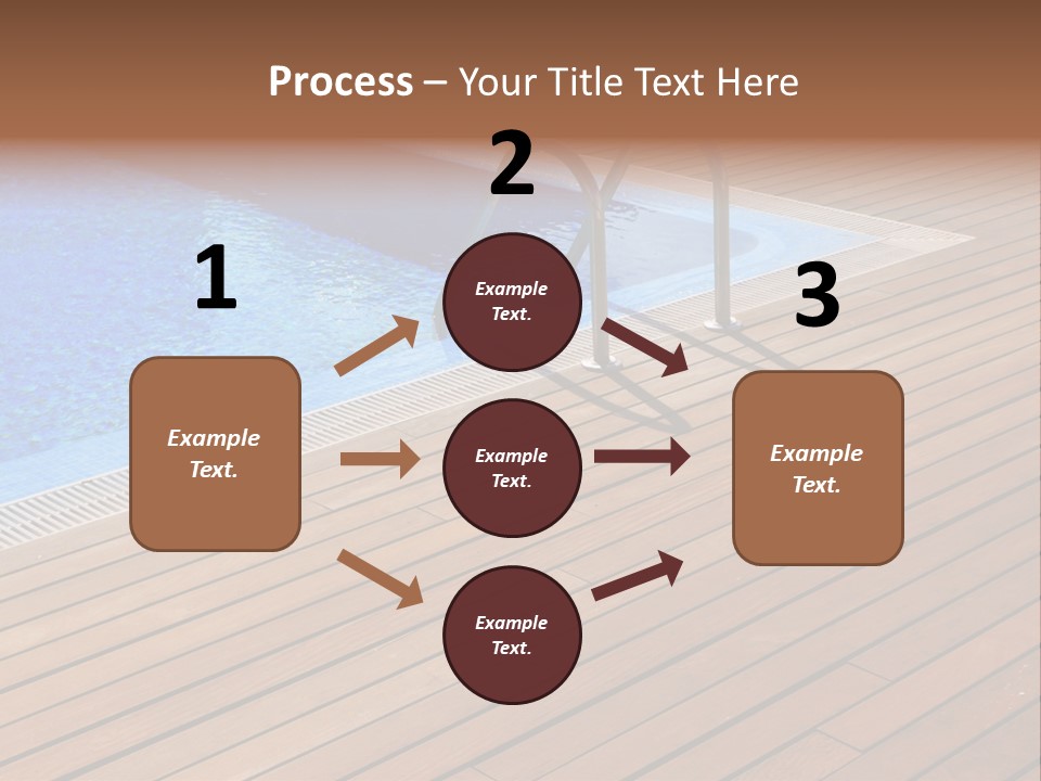 Deck Cement Tranquil PowerPoint Template