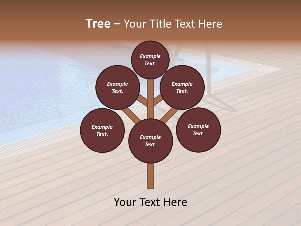 Deck Cement Tranquil PowerPoint Template