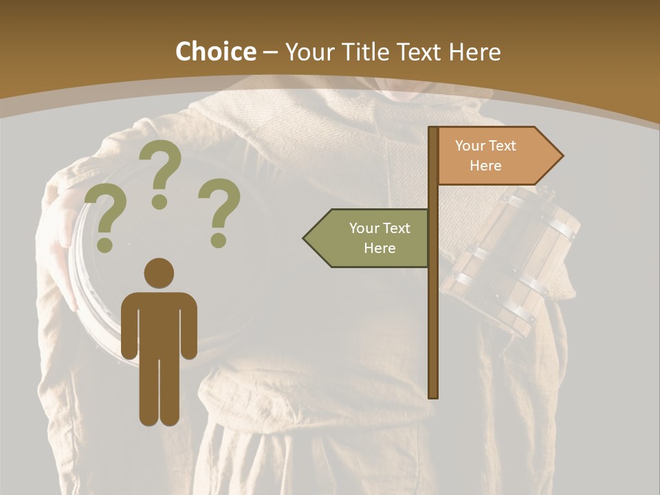 Monk North Church PowerPoint Template