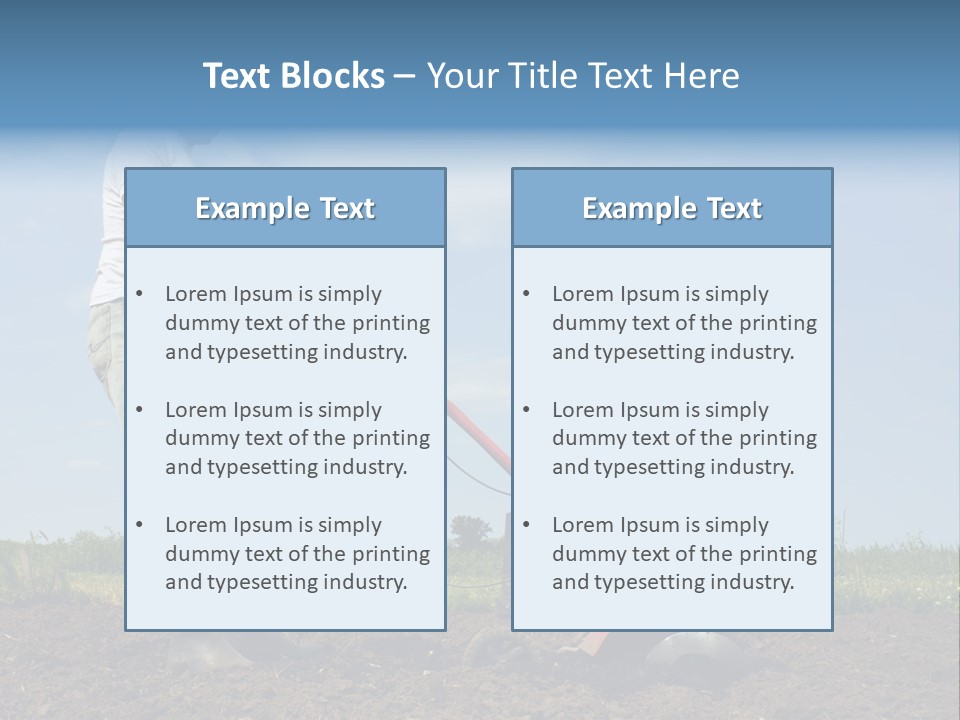 Clouds Summer Soil PowerPoint Template