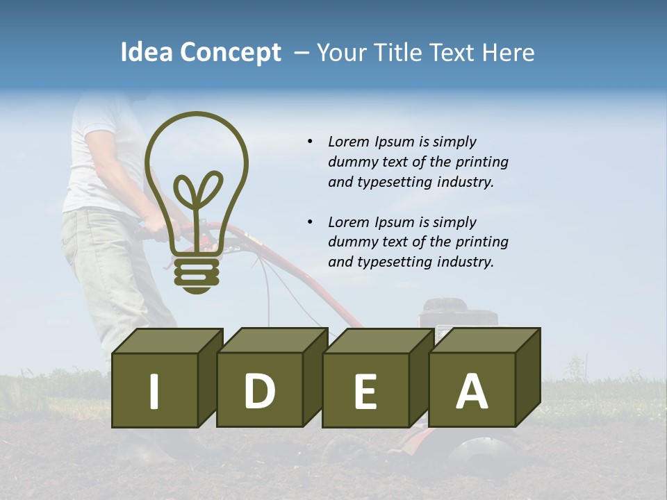 Clouds Summer Soil PowerPoint Template