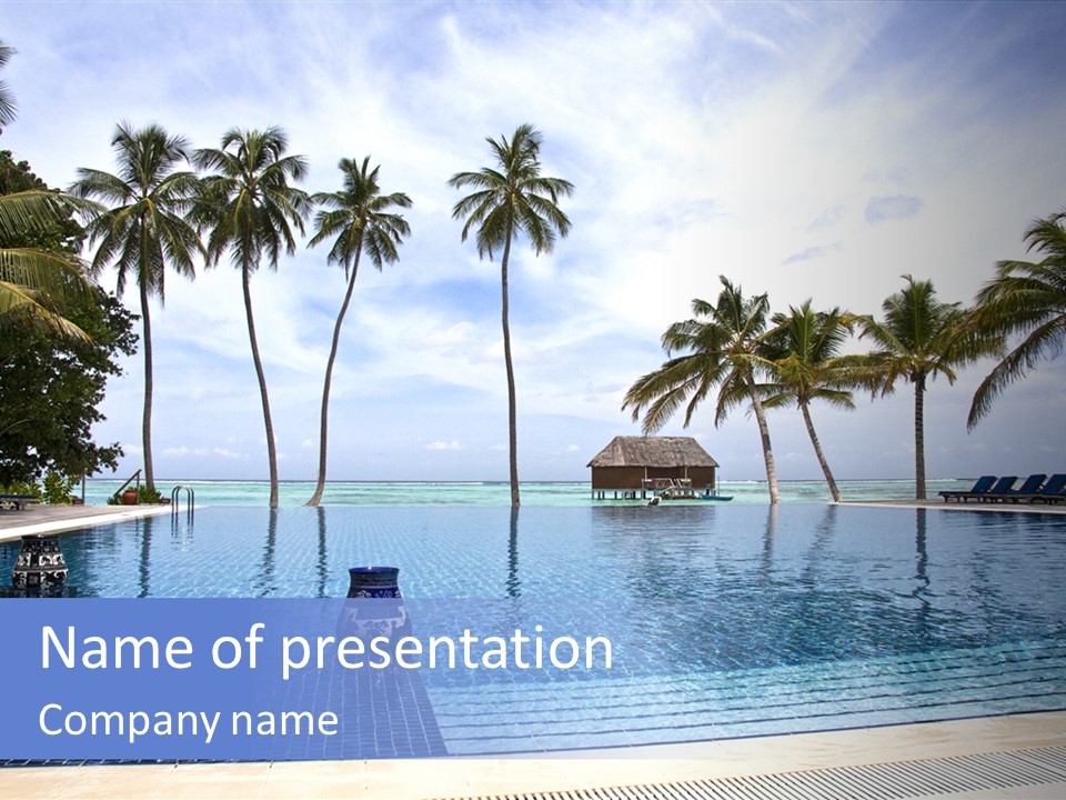 Pure Tropical Relax PowerPoint Template