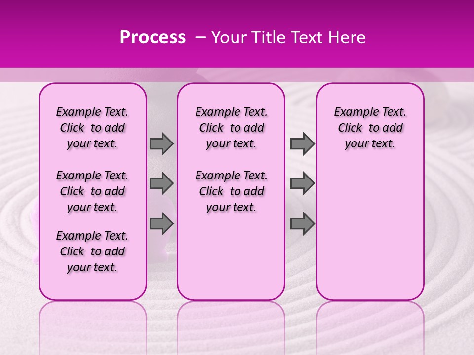 A Pink Flower Sitting On Top Of A Pile Of Rocks PowerPoint Template