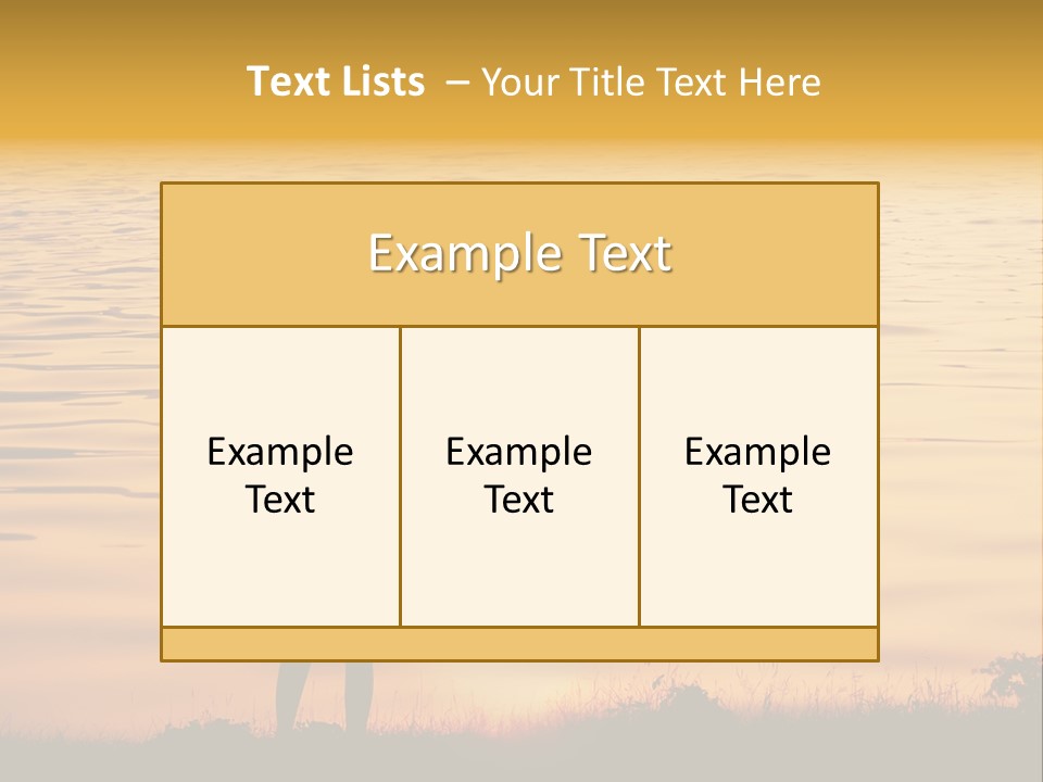 A Woman Standing In Front Of A Body Of Water With Her Arms In The Air PowerPoint Template