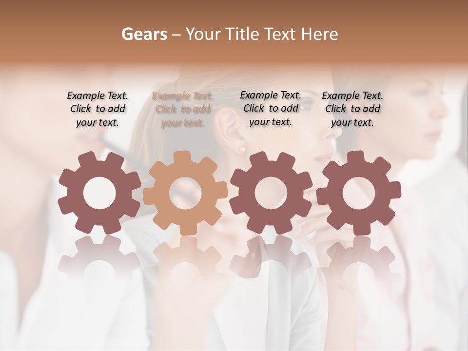 Father Tenderness Newborn PowerPoint Template