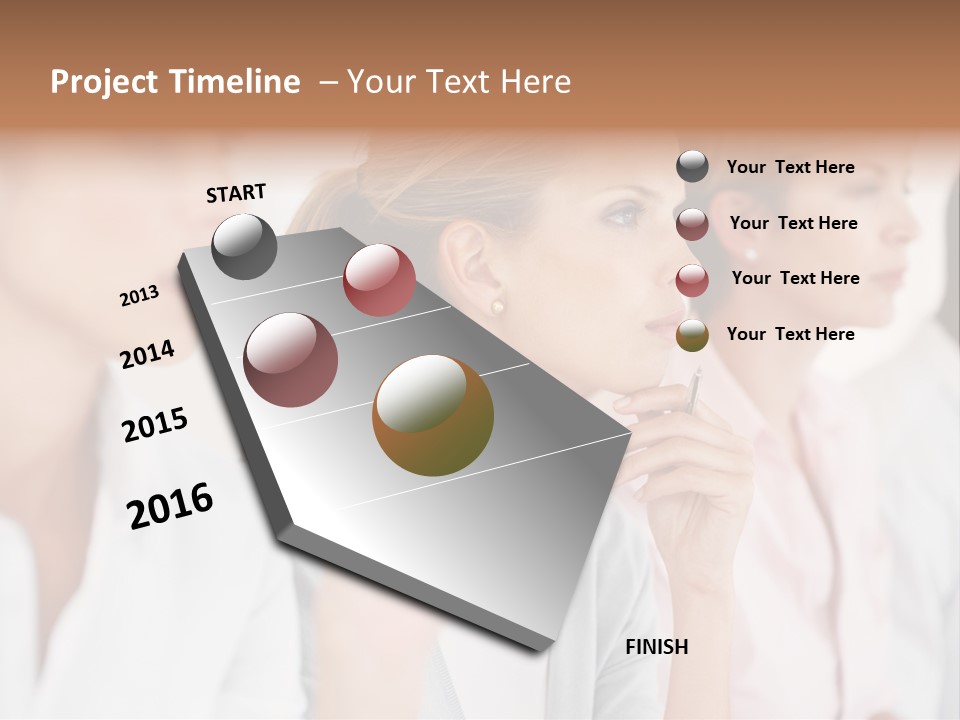 Father Tenderness Newborn PowerPoint Template