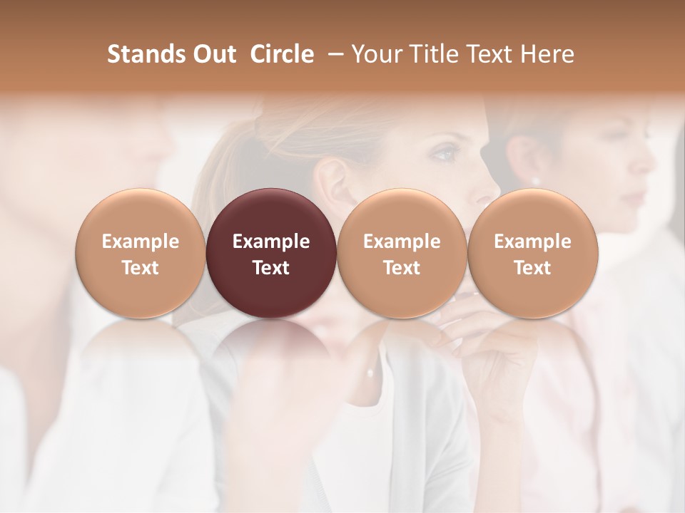 Father Tenderness Newborn PowerPoint Template