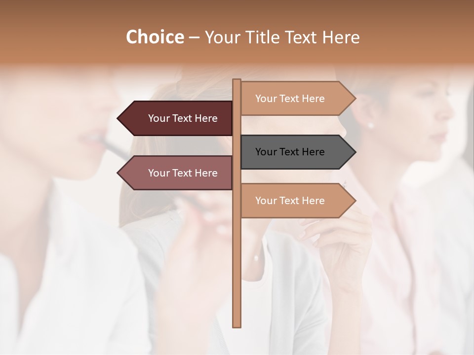 Father Tenderness Newborn PowerPoint Template