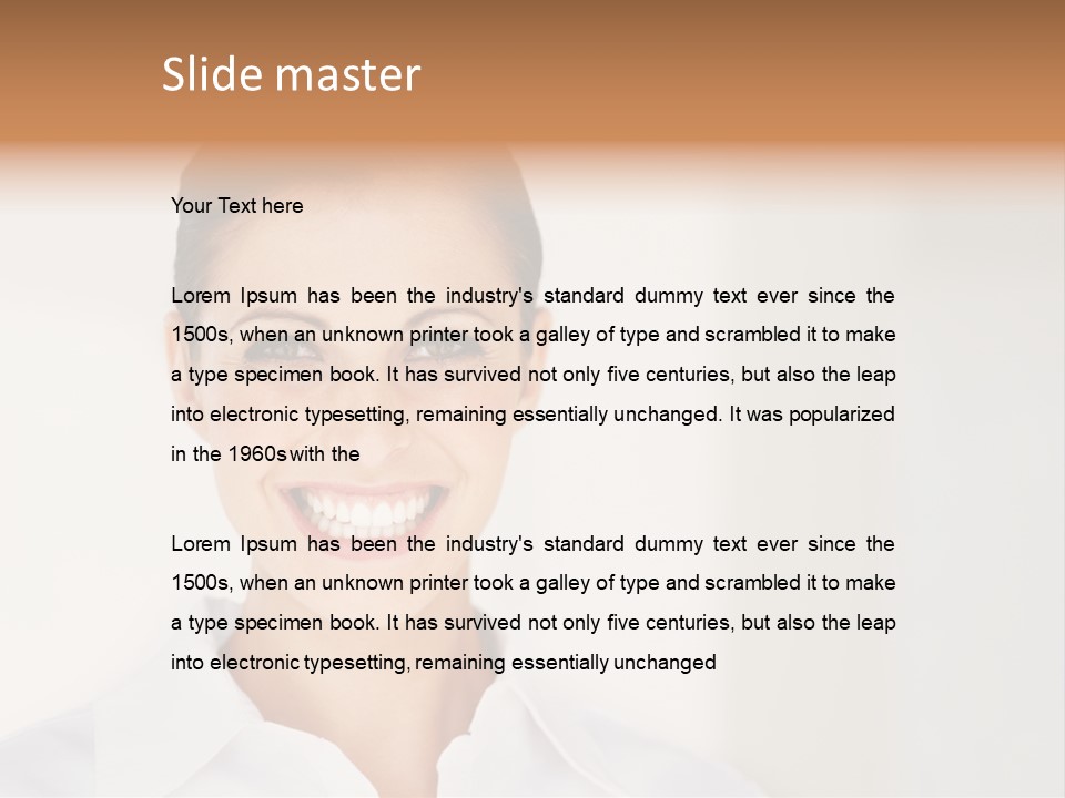 Person Headache White PowerPoint Template