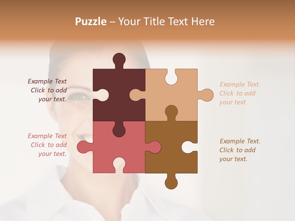 Person Headache White PowerPoint Template