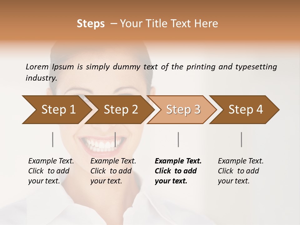 Person Headache White PowerPoint Template