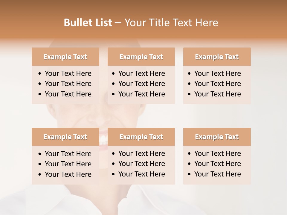 Person Headache White PowerPoint Template