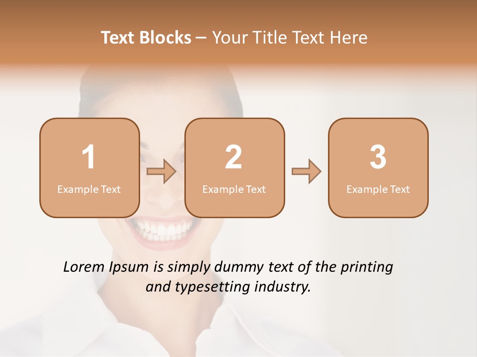 Person Headache White PowerPoint Template