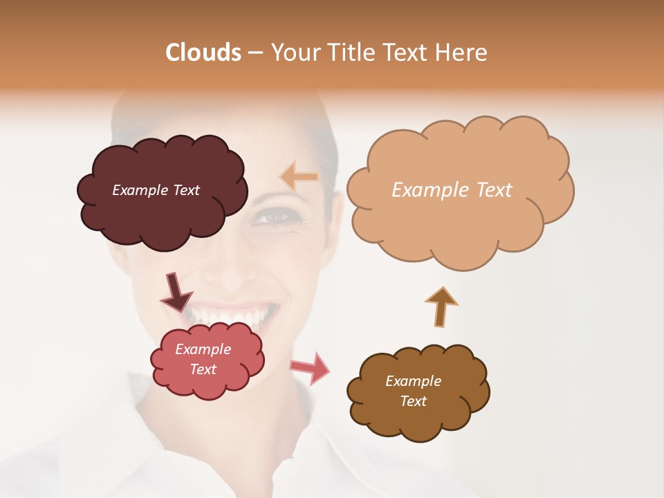 Person Headache White PowerPoint Template