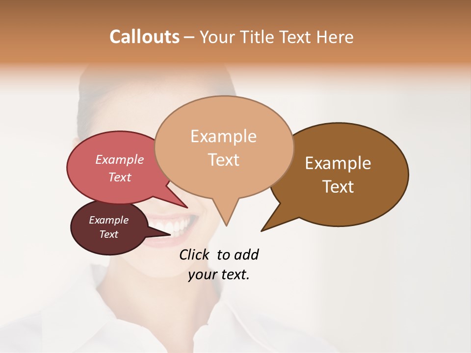 Person Headache White PowerPoint Template