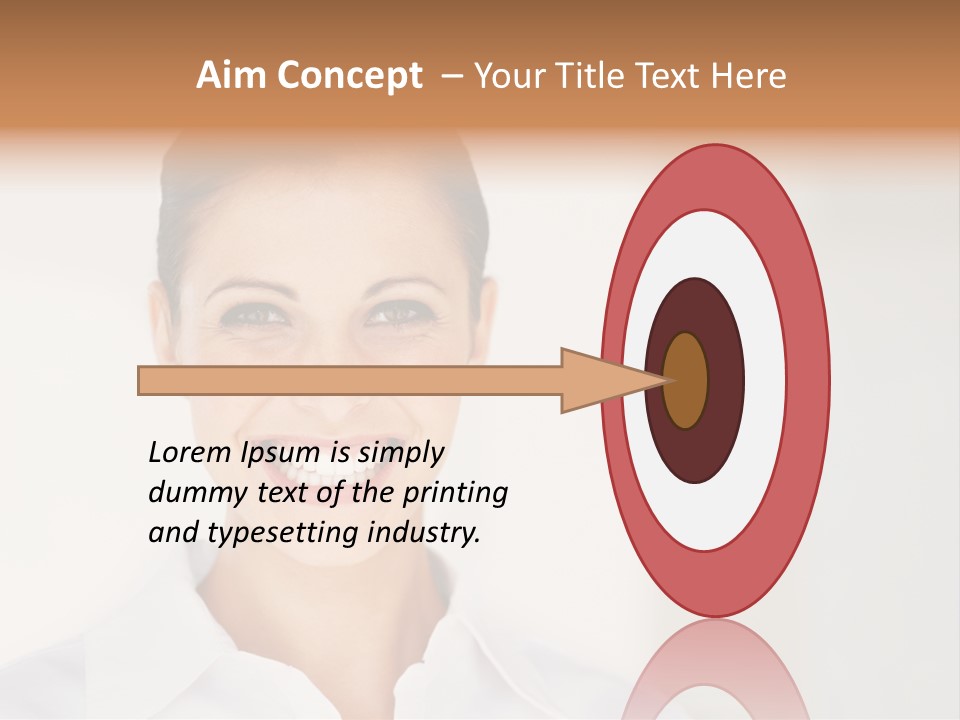 Person Headache White PowerPoint Template