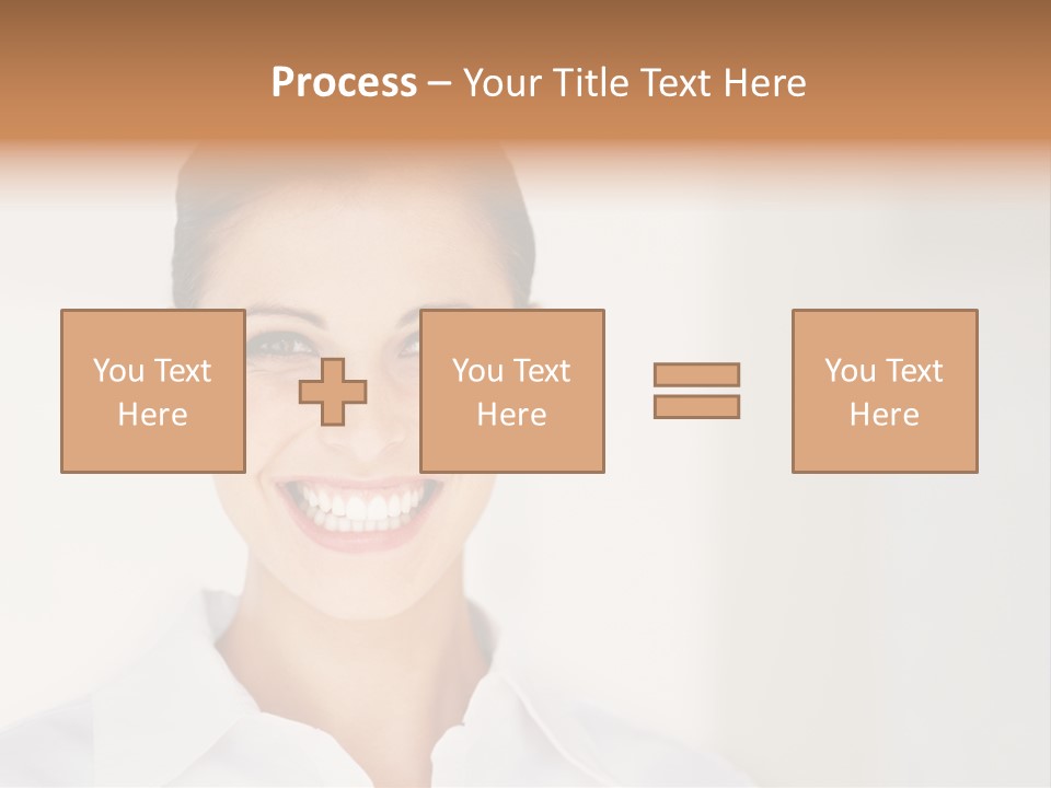 Person Headache White PowerPoint Template