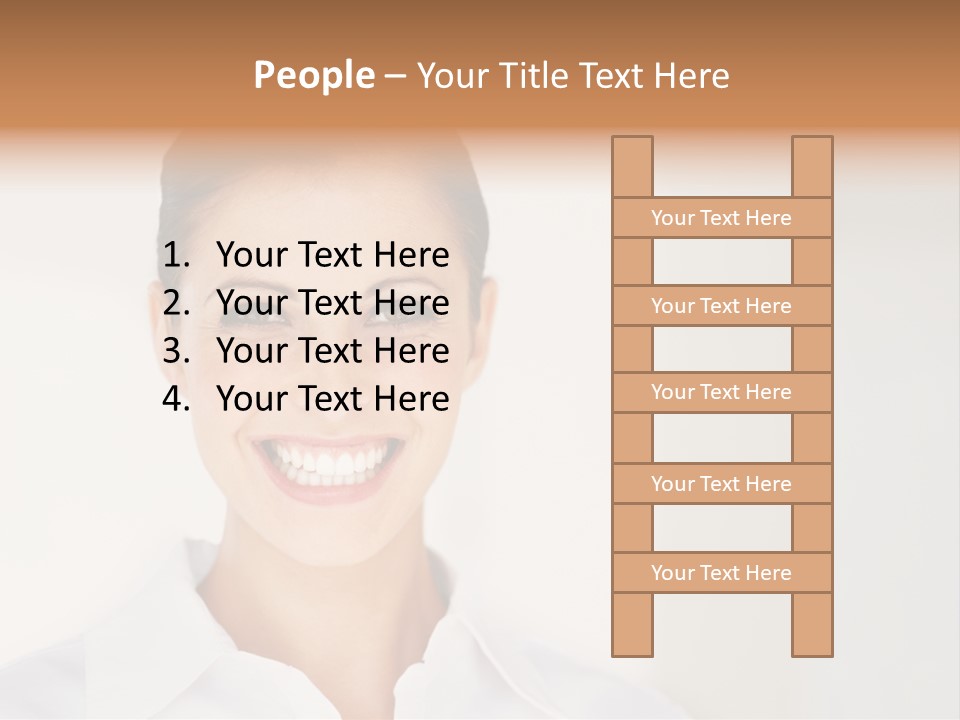 Person Headache White PowerPoint Template