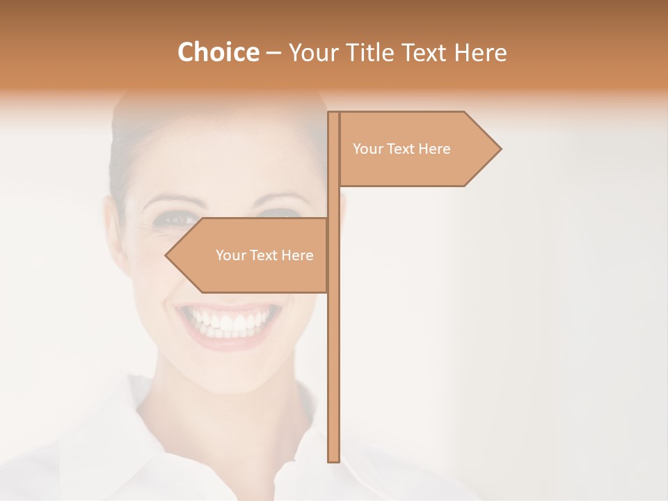 Person Headache White PowerPoint Template