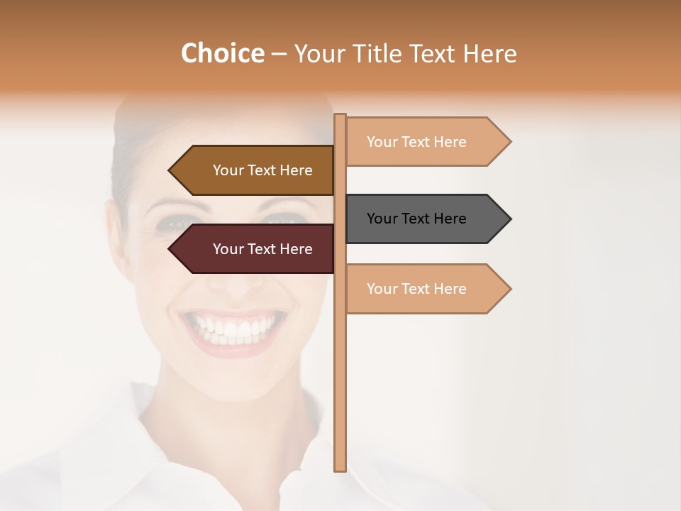 Person Headache White PowerPoint Template