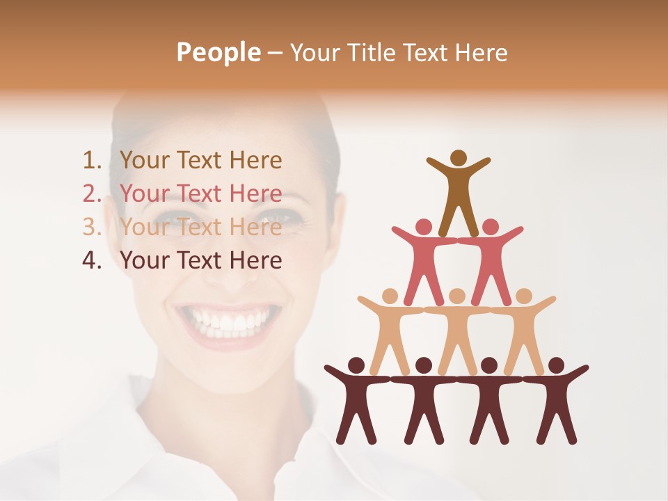 Person Headache White PowerPoint Template