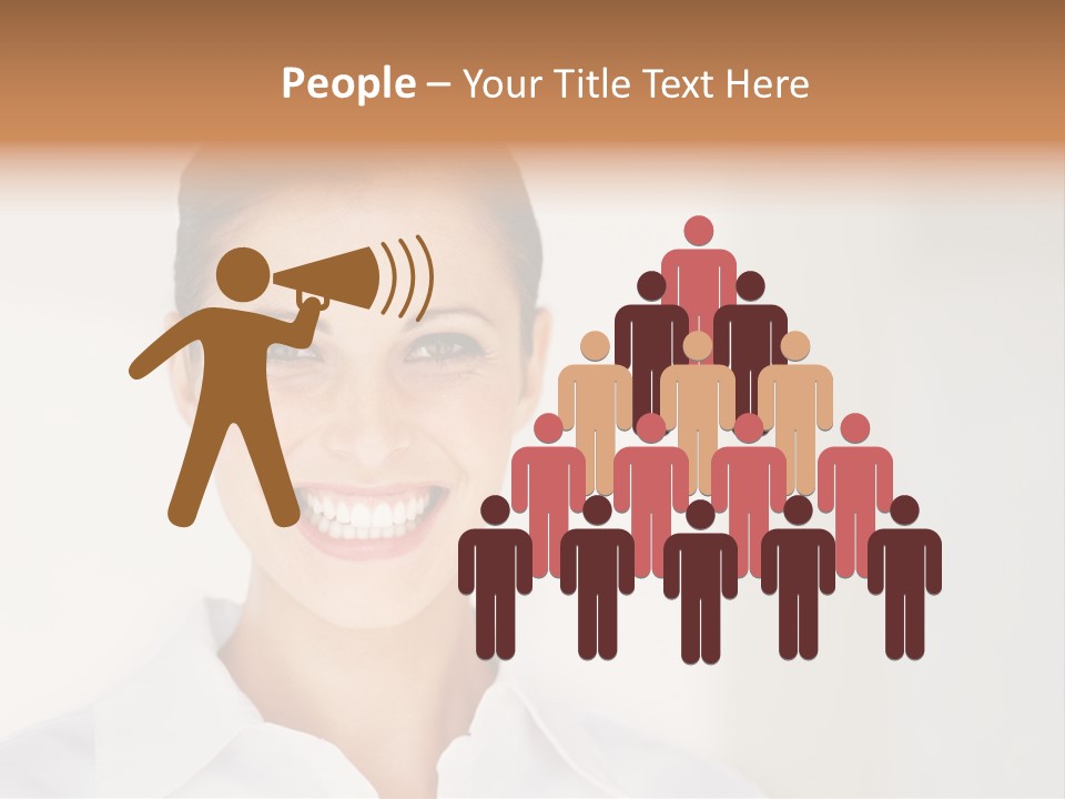 Person Headache White PowerPoint Template