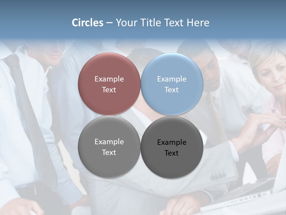 Vertical Expressing Isolated PowerPoint Template