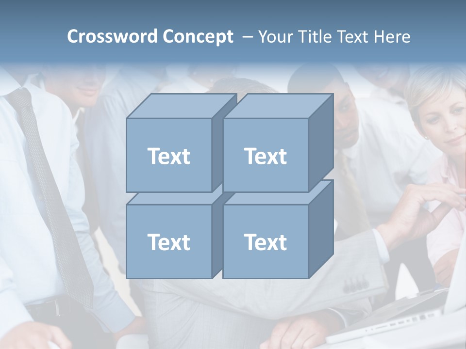 Vertical Expressing Isolated PowerPoint Template