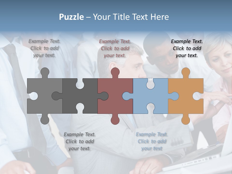 Vertical Expressing Isolated PowerPoint Template