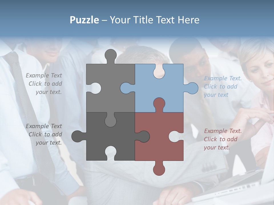 Vertical Expressing Isolated PowerPoint Template