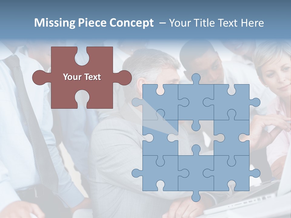 Vertical Expressing Isolated PowerPoint Template