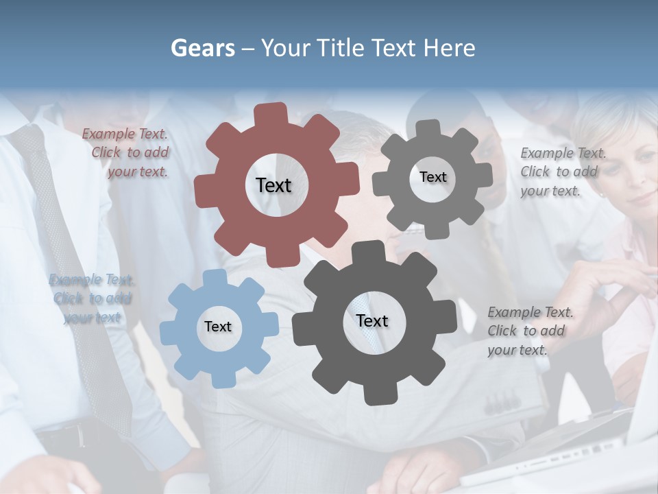 Vertical Expressing Isolated PowerPoint Template