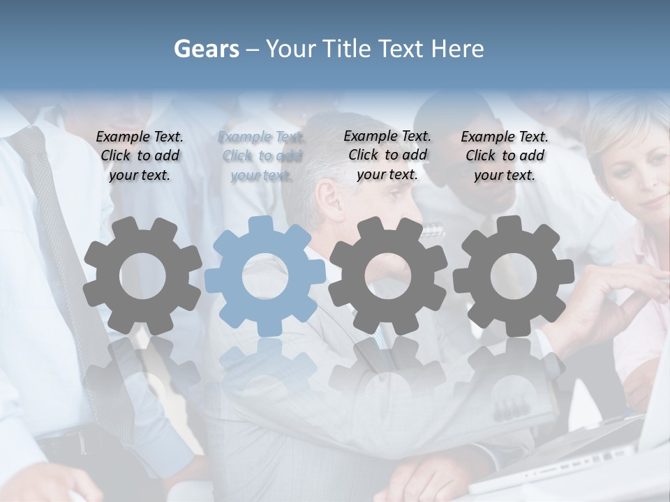 Vertical Expressing Isolated PowerPoint Template