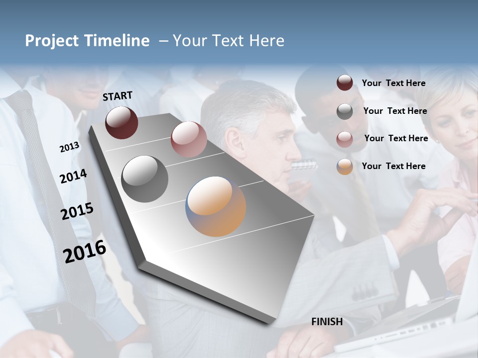 Vertical Expressing Isolated PowerPoint Template