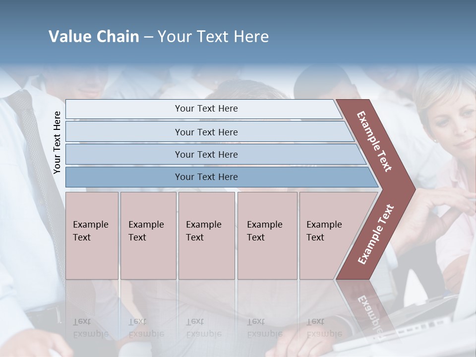 Vertical Expressing Isolated PowerPoint Template