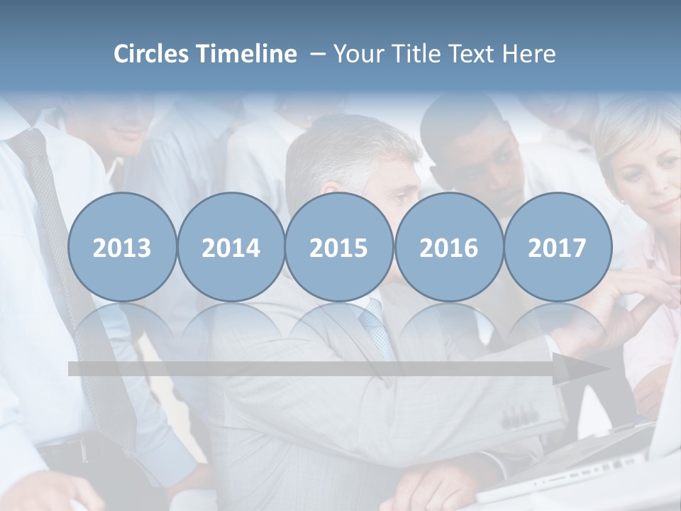 Vertical Expressing Isolated PowerPoint Template
