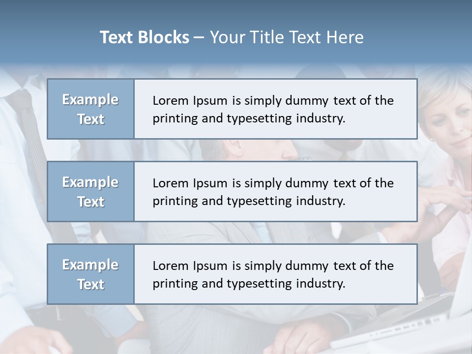 Vertical Expressing Isolated PowerPoint Template