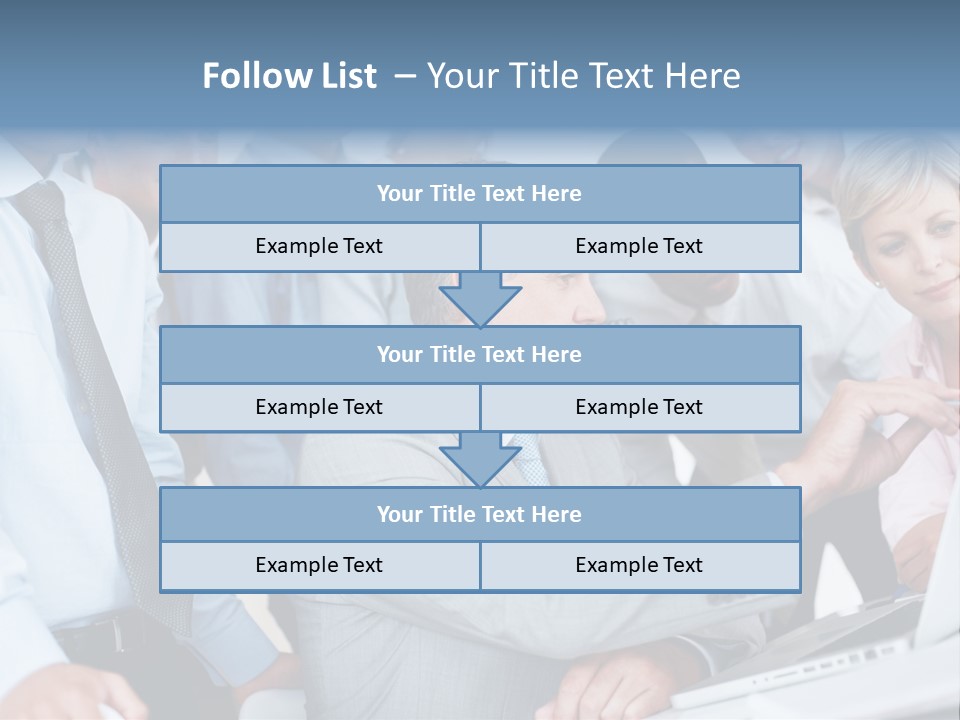 Vertical Expressing Isolated PowerPoint Template