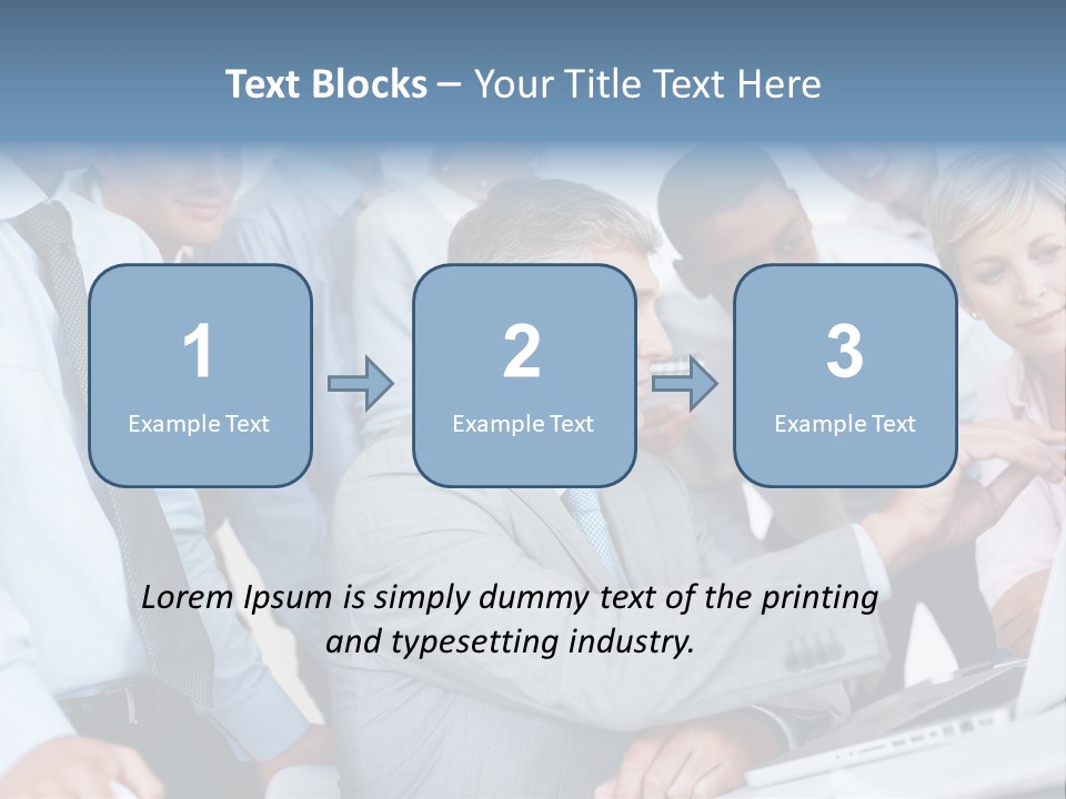 Vertical Expressing Isolated PowerPoint Template