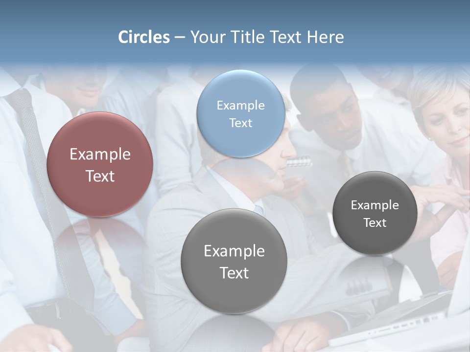 Vertical Expressing Isolated PowerPoint Template