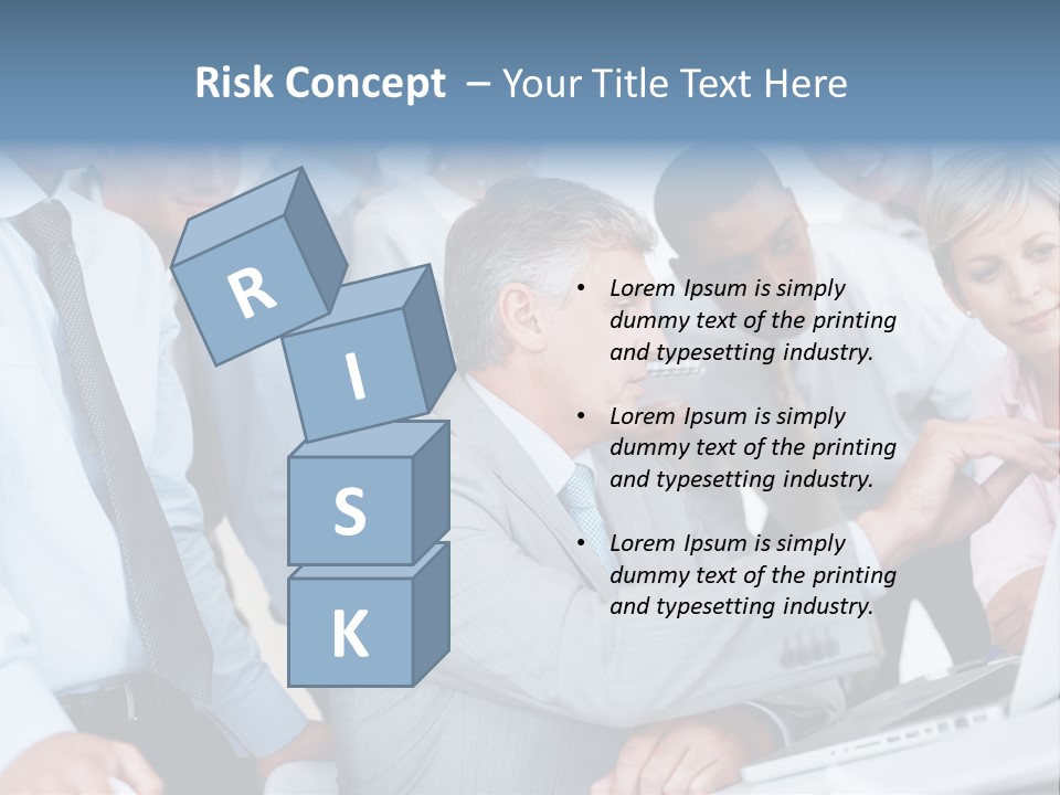 Vertical Expressing Isolated PowerPoint Template