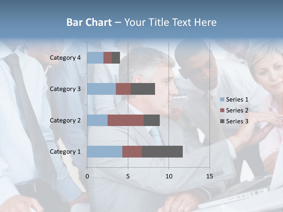Vertical Expressing Isolated PowerPoint Template